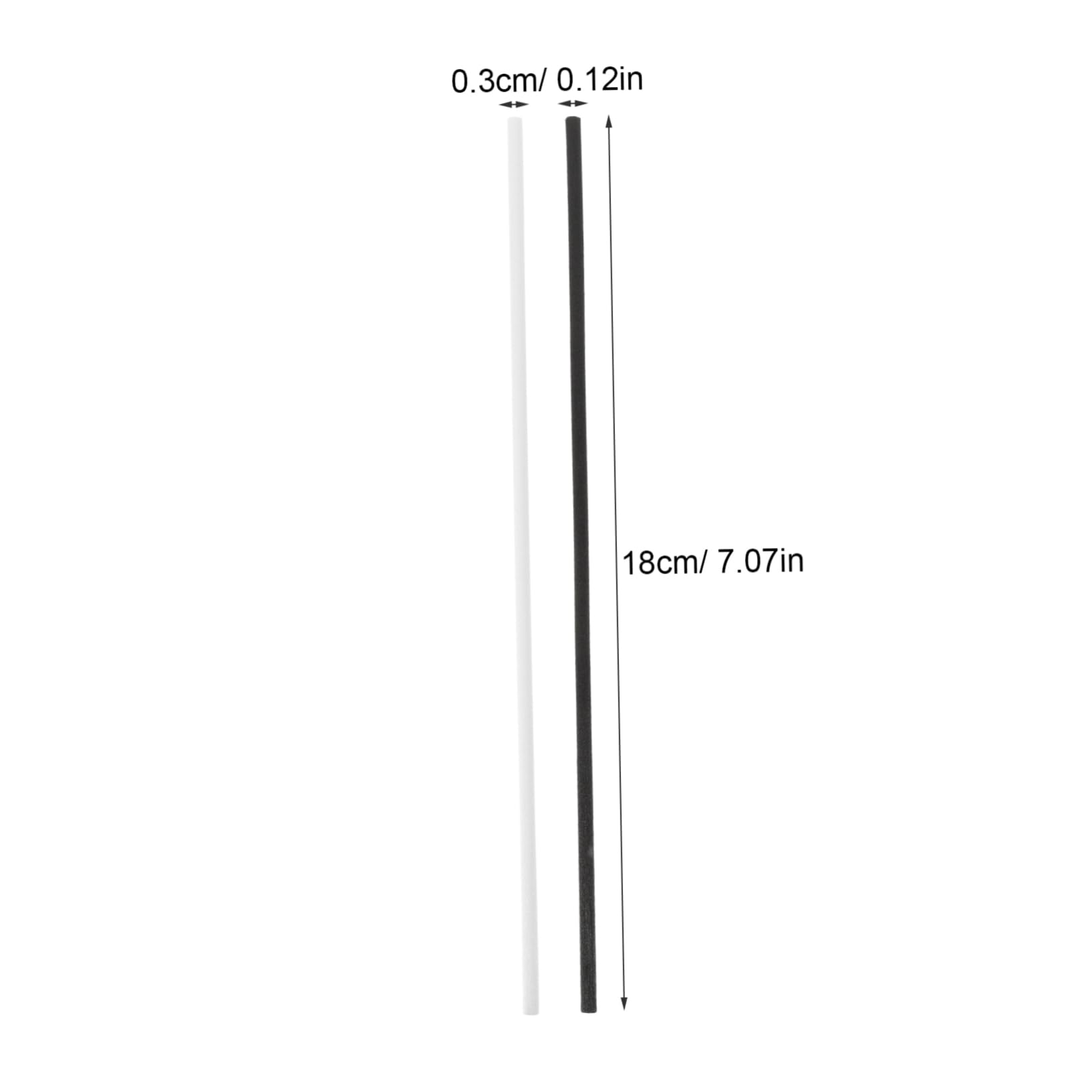 CORHAD 100pcs Diffuser Sticks Natural Replacement for Home Office Spa and Meditation