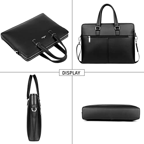 FSD.WG]Business Bag Leather Briefcase Shoulder Laptop Business Bag for Men3