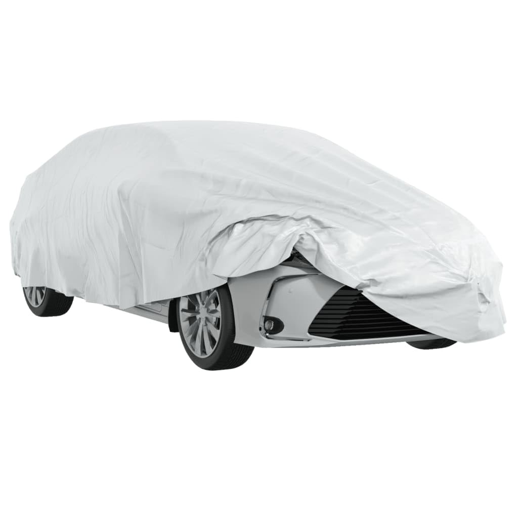 Funda protectora para coche con correa de hebilla, de poliéster transpirable y con revestimiento de poliuretano, impermeable, resistente al viento, para interior