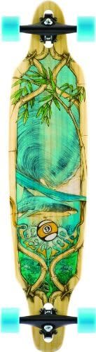 ANCwear Sector 9 Lookout 2015 Complete Bamboo Longboard Skateboard New