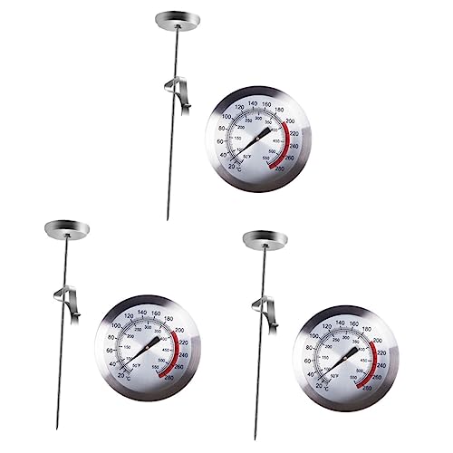 Thermomètre de cuisine pour viande et friture MAGICLULU en inox pack de 3