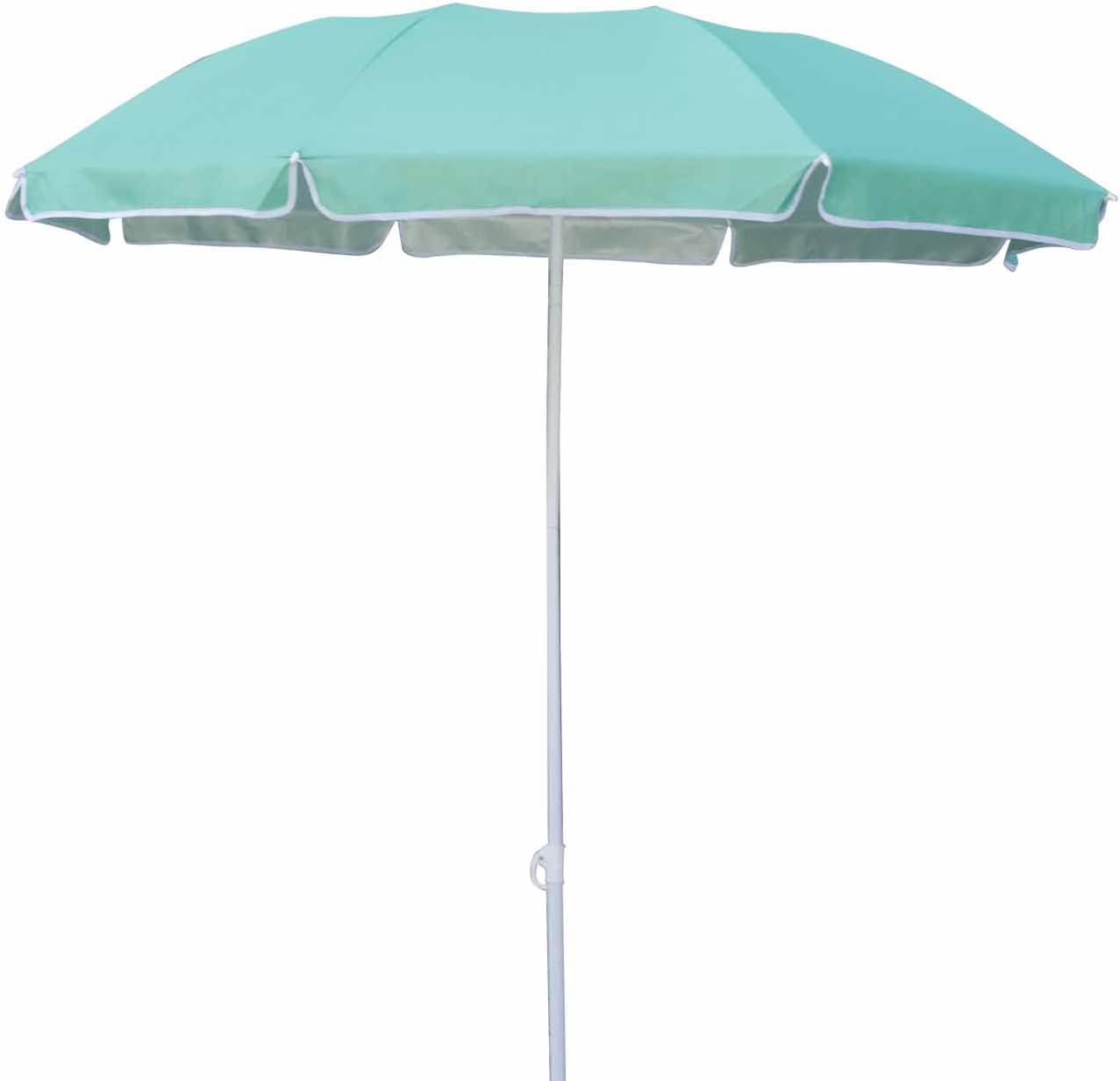 Promotional Garden Umbrella 6ft Outdoor Big Size Waterproof/Sunlit Proof Super Cloth Patio Garden Outdoor Umbrella (6ft/36in) (Cyan)