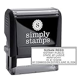 Kentucky Personalized Rectangular Self-Inking Notary Stamp | Official Custom State Notary Stamp | Official Seals | Meets State Government Requirements (Kentucky)