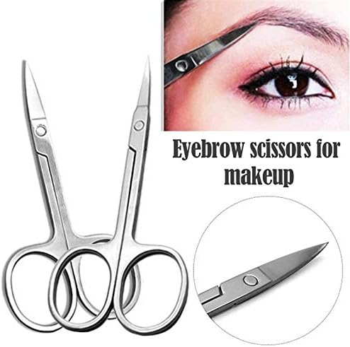 Kitchen Scissors Stainless Steel ManicurCutter Eyebrow Scissor Eyebrow Trimmer Eyebrow Eyelashes Nose Hair Scissor