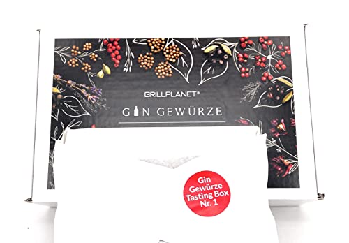 Foto von Gin Gewürze Tasting Box im Karton Botanicals Set