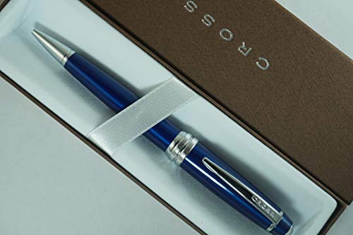 Stylo à bille Cross Executive Companion Bailey Bleu Nuit à multi-rainures - 2