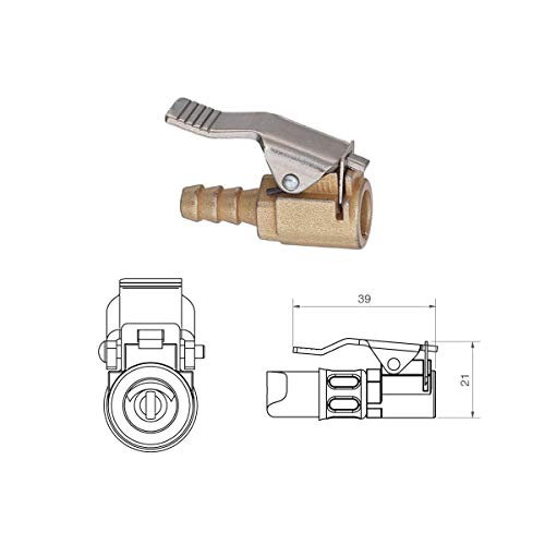 Reifenfüller DF DF11046 Geeicht mit Momentstecker und Adapter-Set