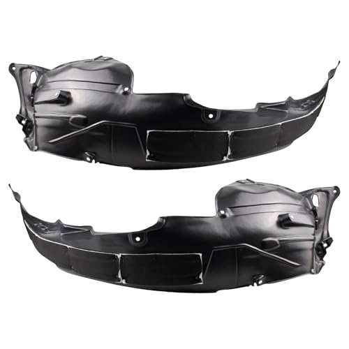 Image of TRQ Front Driver and Passenger Side Inner Fender Liner Set Compatible with 2016-2018 Acura RDX