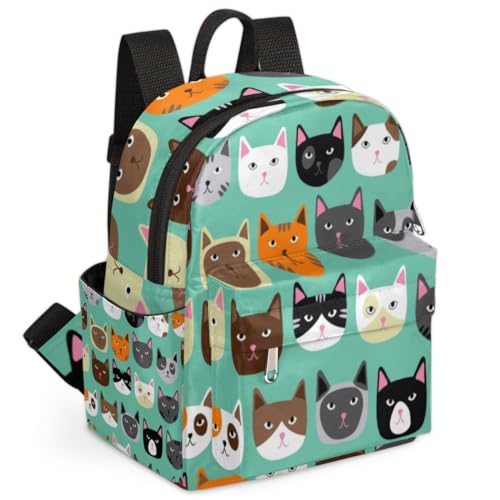 Sac à dos de voyage en forme de tête de chat mignon