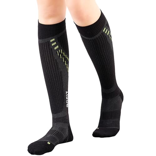 Compression Socks for Women Travel Flight Graduated 15-20mmhg for Circulation & Muscle Support Relief Airplane