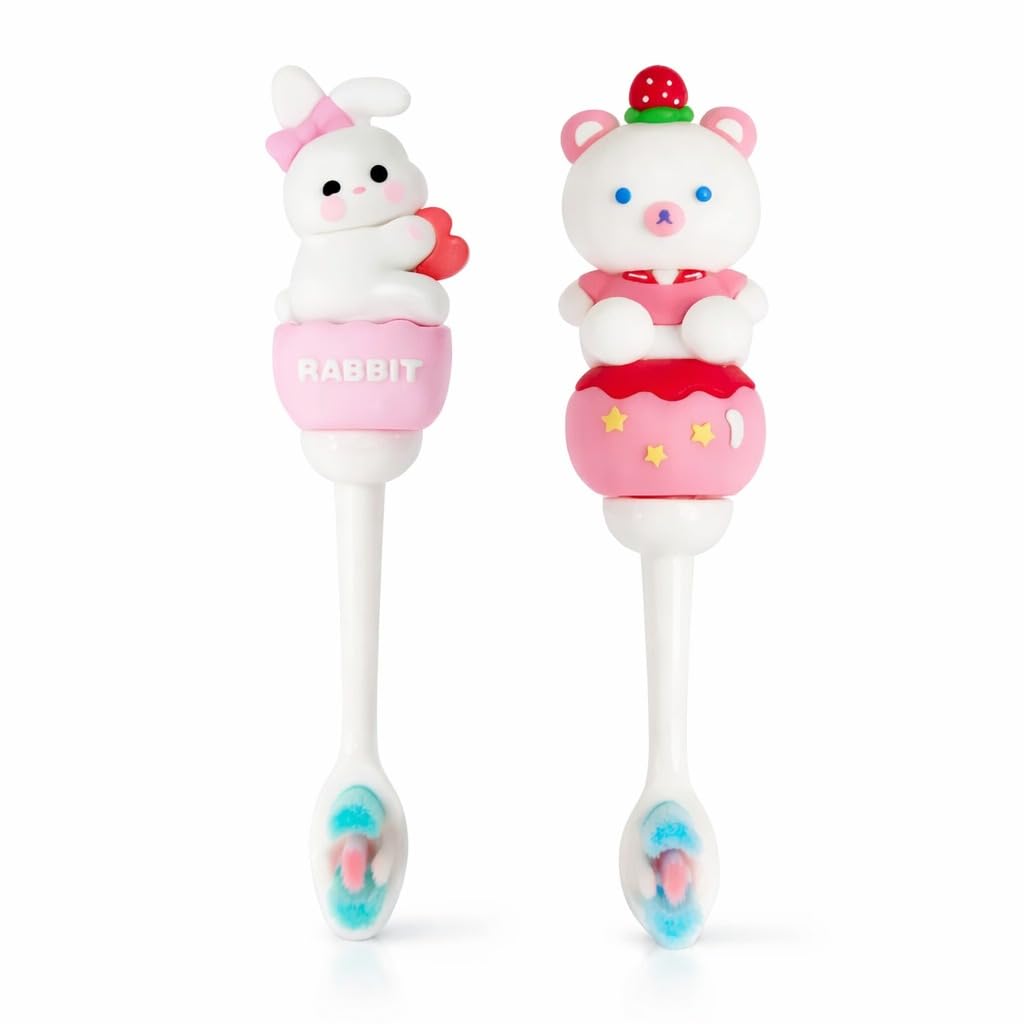 Toothbrush For Toddlers (Combo of 2 (Strawberry Sprinkle, Rosy Cheeks))-image-44