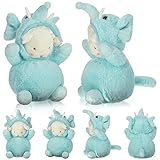 Tamaño adecuado: este cordero de peluche suave mide aprox. 8 pulgadas de altura, el tamaño adecuado lo hace adecuado para muchas ocasiones sin ser demasiado grande para robar el espectáculo o demasiado pequeño para parecer insignificante, también puede almacenarlos y llevarlos sin sentir demasiada carga