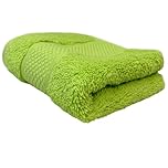 Sue Rossi Towels 100% Turkish Combed Organic Cotton, 600gsm Thick, Plush Soft & Highly Absorbent, Quick Dry Home Or Hotel Quality Bathroom Towel (Lime Green, Guest Towel)
