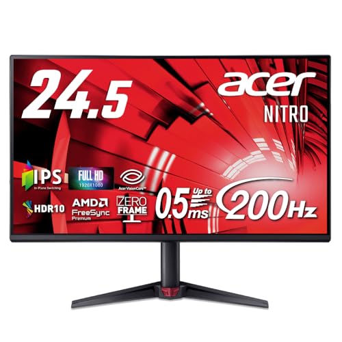 Amazon.co.jp: Acer 24.5インチ IPS フルHD 非光沢 200Hz 0.5ms sRGB