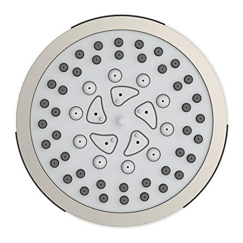 Image of Design House 594309 Eastport II Contemporary 5-Function Shower Head for Bathroom, Satin Nickel