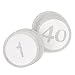 Hortense B. Hewitt Table Cards, Silver Glitter
