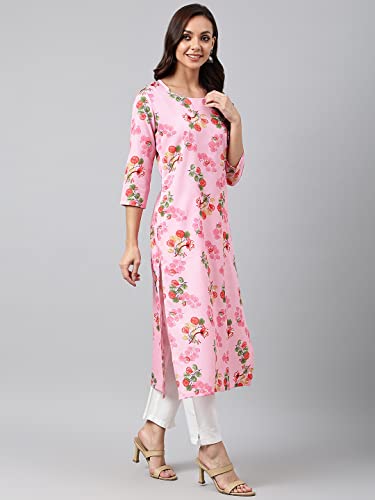 Image of ANNI DESIGNER Crepe Women's Regular Kurta