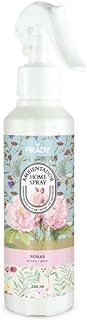 Prady - Spray d'Ambiance Roses - 220 ML - Parfum floral de roses pour une ambiance élégante et raffinée.