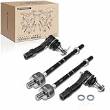 A-Premium Set of 4, Front Inner & Outer Tie Rod End Kit, Compatible with Ford Explorer 98-01, Ranger 98-11, Mazda B2300 01-09, B2500 98-01, B3000 98-07, B4000 98-09, Mercury Mountaineer 98-01