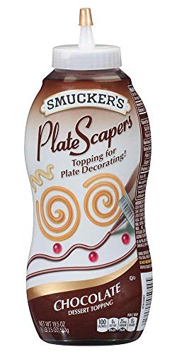 Smucker's PlateScraper Plate Decorating Dessert Topping (19.5 ounce squeezable bottle) (Chocolate)