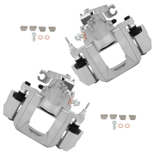 Image of cciyu 18B5299 18B5298 Rear Left & Right Brake Calipers With Bracket For Ford For Edge 2011-2014,For Lincoln For MKX 2011-2015