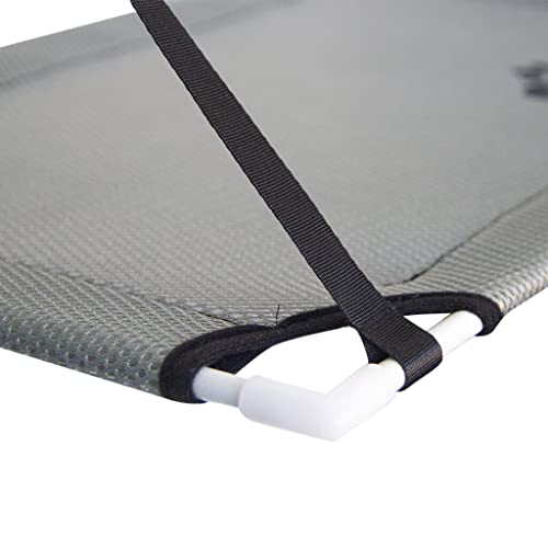 BONDU Cama Suspensa de Janela de Gato Fofoqueiro Um ou Dois Andares Preto ou Cinza (Um Andar, Cinza)