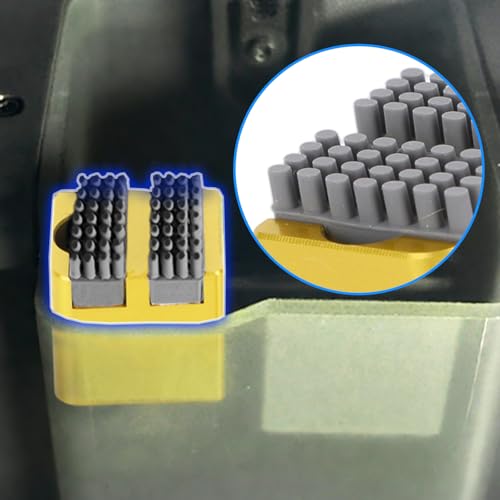6szt Silikonowa Szczotka Dyszy do Bambu-Lab P1P/P1S/X1/X1C/X1E, Żaroodporna Drukarek 3D, Wycieraczką Dyszy z Blokiem Mocującym Narzędzia Czyszczenia do Akcesoriów Drukarek 3d X1/P1