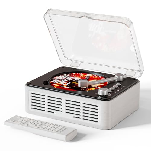 CD Player with Bluetooth Transmitter in Nostalgic Wood Finish