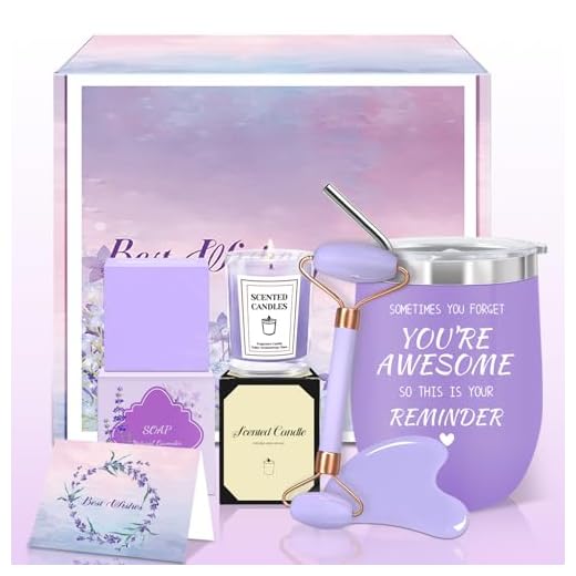 Gifts for Women, Spa Self Care Get Well Soon Gifts with Gua Sha Facial Tools, Thank You Gift for Wife, Coworkers, Friends, Gift Basket for Birthday Anniversary, Mother's Day, Thanksgiving, Christmas