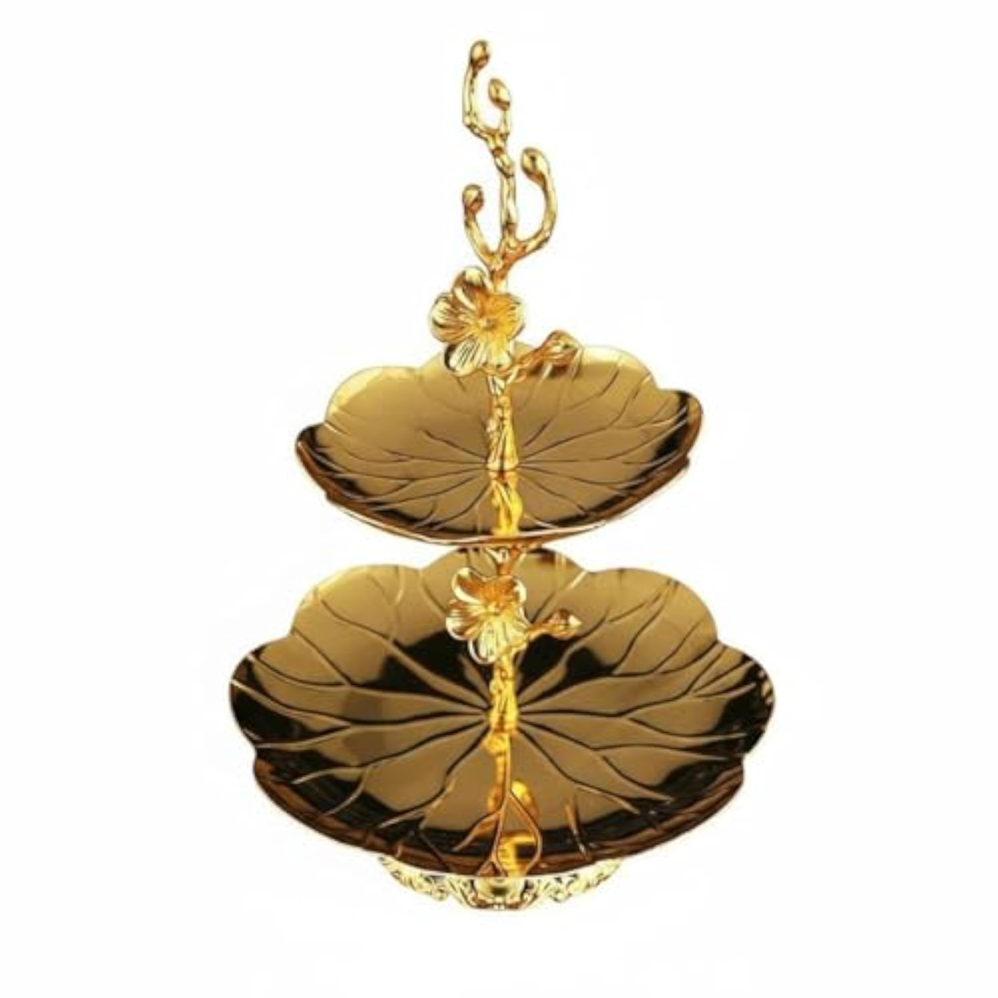 2-Tier Fruit Plate with Ornate Details