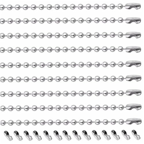 Chaîne pour store à enrouleur robuste en perles acier inoxydable multicolore 60cm - 2
