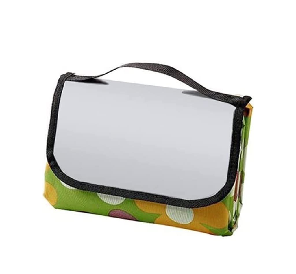 CVdrtyED Picnic Blanket Portable Picnic Blanket Camping Mat with Carry Strap Foldable for Park Hiking Travel Outdoor Mat(E)
