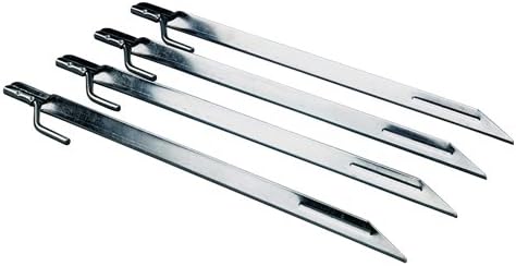 Coleman 2000016445 Estacas de tienda de campaña de metal de 12 pulgadas