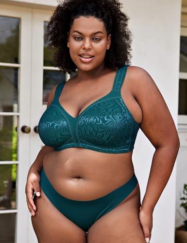 Image of Wingslove Women's Full Coverage Non Padded Comfort Minimizer Wire-Free Bra Plus Size