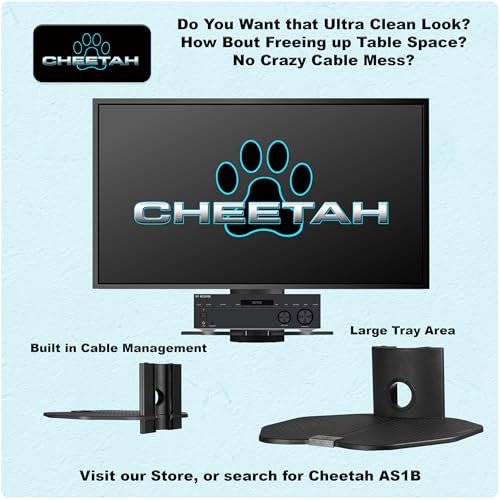 'Cheetah Mounts APTMMB Flush Thin inclinable (1,5 "en perfil) soporte de pared, para pantalla plana de 32" a 65 LED, LCD, TV, hasta Vesa 684 x 400 y kg 75 (165 libras). Incluye un Twisted Veins 10 pies trenzado Cable HDMI y 6, "3 eje magnético nivel de burbuja