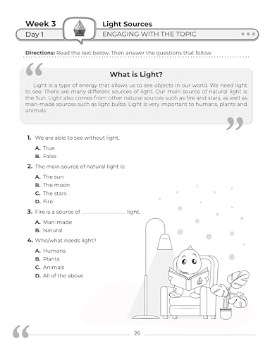 1st Grade Science: Daily Practice Workbook | 20 Weeks of Fun Activities (Physical, Life, Earth and Space Science, Engineering | Video Explanations Included | 200+ Pages Workbook) - Image 7