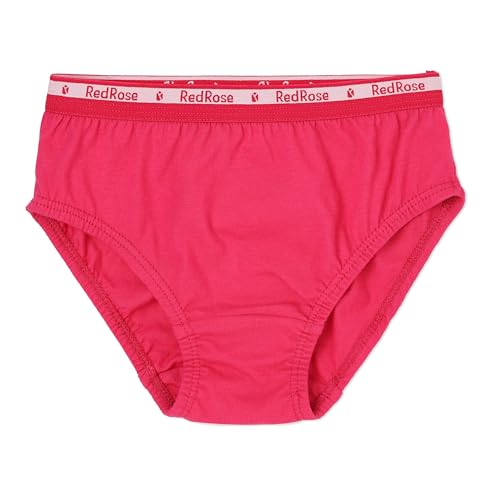 Image of Red Rose Kids Girls Cotton Printed Panty Pack of 6-Assorted