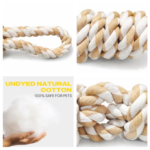 Image of Fida Dog Rope Toys for Aggressive Chewers, Tug Toys for Large Medium Dogs