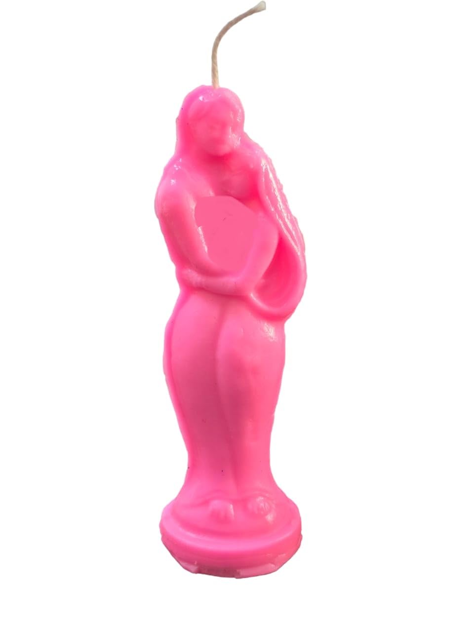 Celestial Auraa Unscented Spell Casting Ritual Candles | Spiritual Rituals, Witchcraft, Conjure, Rootwork, Spell Work | Hoodoo Tradition, Candle Magic for Practitioners Couple Candle Pink-image-13