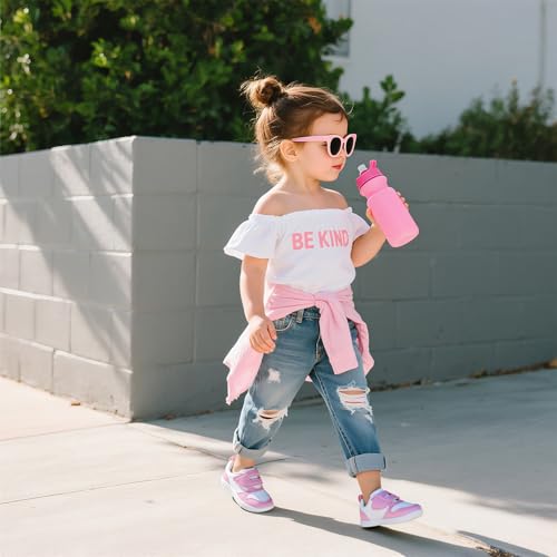 Toddler Wide Toe Box Barefoot Shoes Girls Boys Sneakers Zero Drop Kid Tennis Running Shoes Lightweight Non-Slip Comfortable First Walking Shoe Outdoor Activities School2