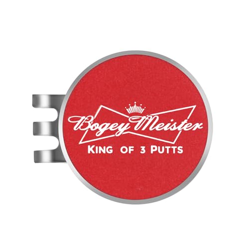 JIUYIBC Golf Ball Marker Hat Clip, Funny Golf Accessories, Golf