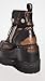 R13 Women's Ankle Platform Boots, Black, 8 Medium US