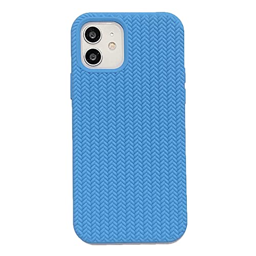 Coque iPhone 13 Pro Max silicone bleu ciel Puffer Shell arc-en-ciel pour XR 11 12