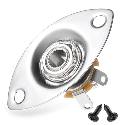 Guitar Output Jack Plate 6.35mm for Electric Guitar