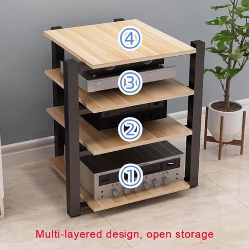 Meuble de rangement ouvert pour composants stéréo de salon