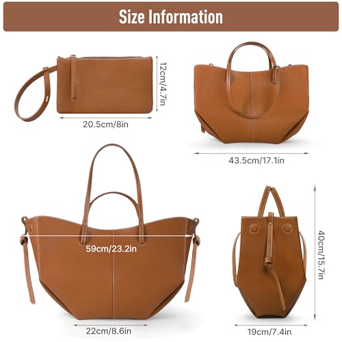 Bolso Tote de Cuero Premium para Mujer miniatura 3