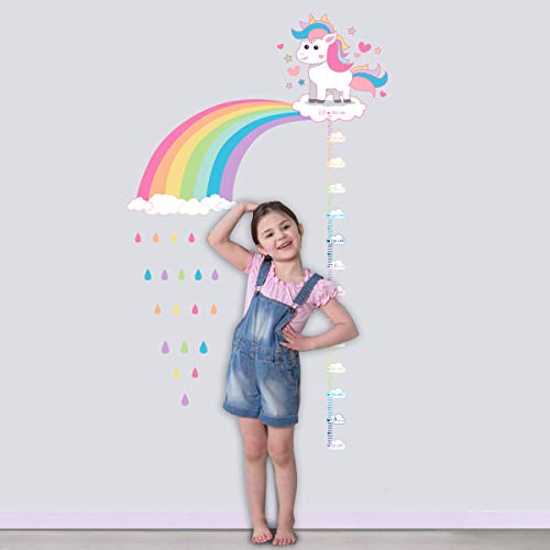 Vinilo Decorativo Unicornio Arcoiris 2 Planchas 30x90cm miniatura 2
