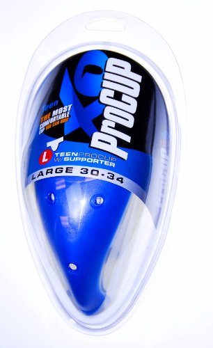 XO Athletic Teen Pro Cup with Supporter (White, Regular)