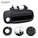 ECCPP Door Handles Exterior Outer Outside Front Passenger Driver Side Replacement for 1992 1993 1994 1995 1996 Camry Black(2pcs)