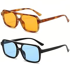 2 Pack (Tortoise/Orange + Bright Black/Blue)